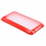 Wholesale Apple iPod Touch 4 Gummy Case (Red)